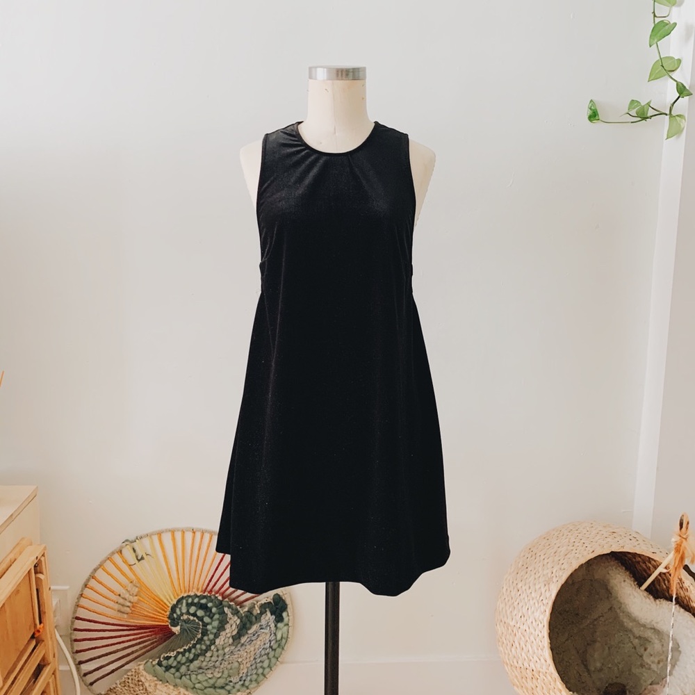American Apparel velvet mini dress S
